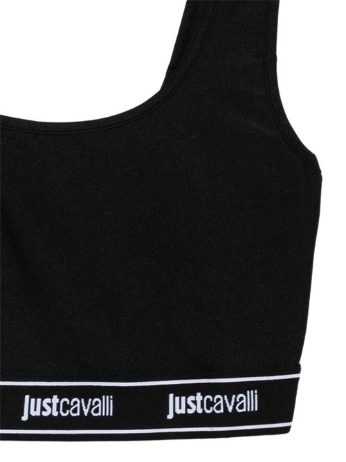 Top donna con banda logo JUST CAVALLI | 80PAM204J0108899